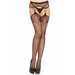 Duchess Lace Net Suspender Stockings