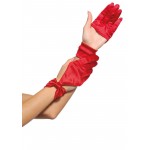 Satin Cut Out Gloves