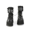 Ashes Black Hobble Boots with Removable Ankle Cuffs