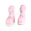 Ashes Pink Hobble Boots with Removable Ankle Cuffs