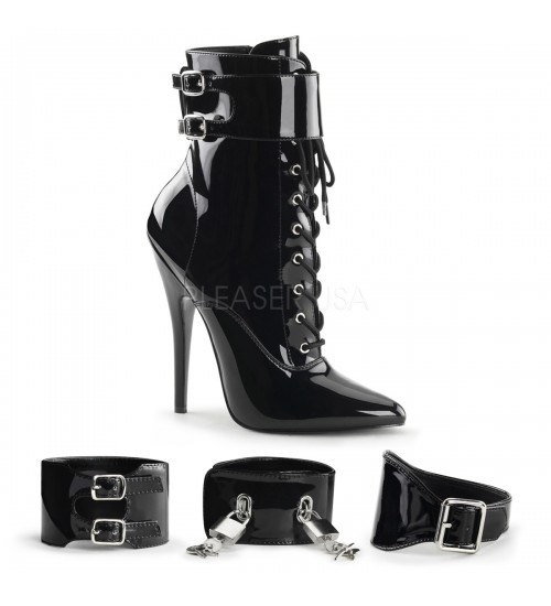 Domina 6 Inch Heel Ankle Bootswith Interchangable Cuffs