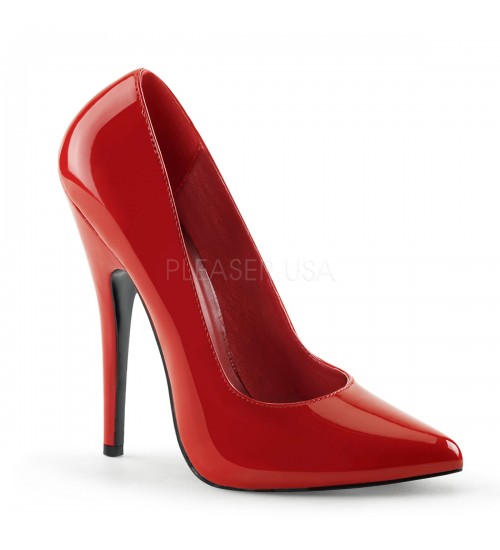 Classic Red 6 Inch High Heel Pump