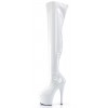 Adore White Thigh High Platform Boots