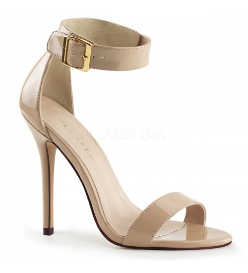 Amuse Cream Ankle Strap Sandal