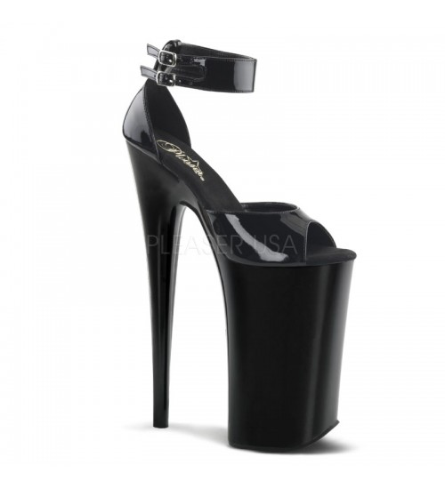 Black Ankle Strap 10 Inch Beyond Sandal