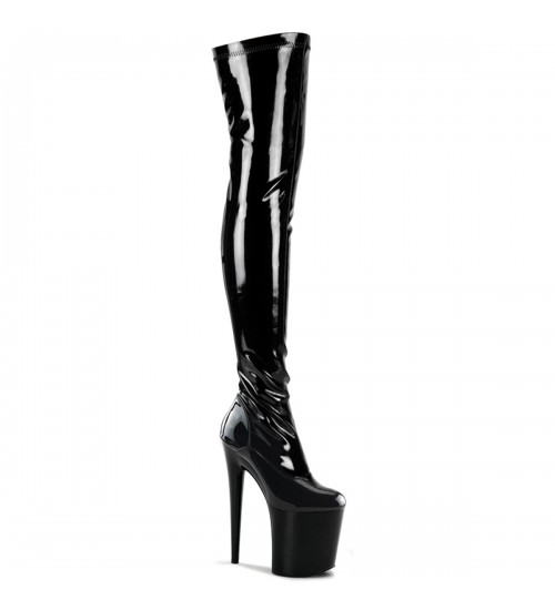 Flamingo 8 Inch Heel Thigh High Platform Boots