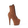 Caramel Suede Platform Adore Ankle Boots