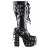 All Tied Up Charade Gothic Knee Boots