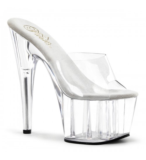 Adore Clear Platform High Heel Mule