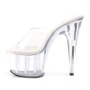 Adore Clear Platform High Heel Mule