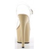 Cream Platform Clear Strap Platform Sandal