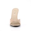 Classique Nude Faux Leather 4 Inch Mule