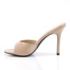 Classique Nude Faux Leather 4 Inch Mule