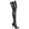 Seduce Lace Up Thigh High Boots