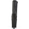 Xtreme 8 Inch High Black Granny Boots